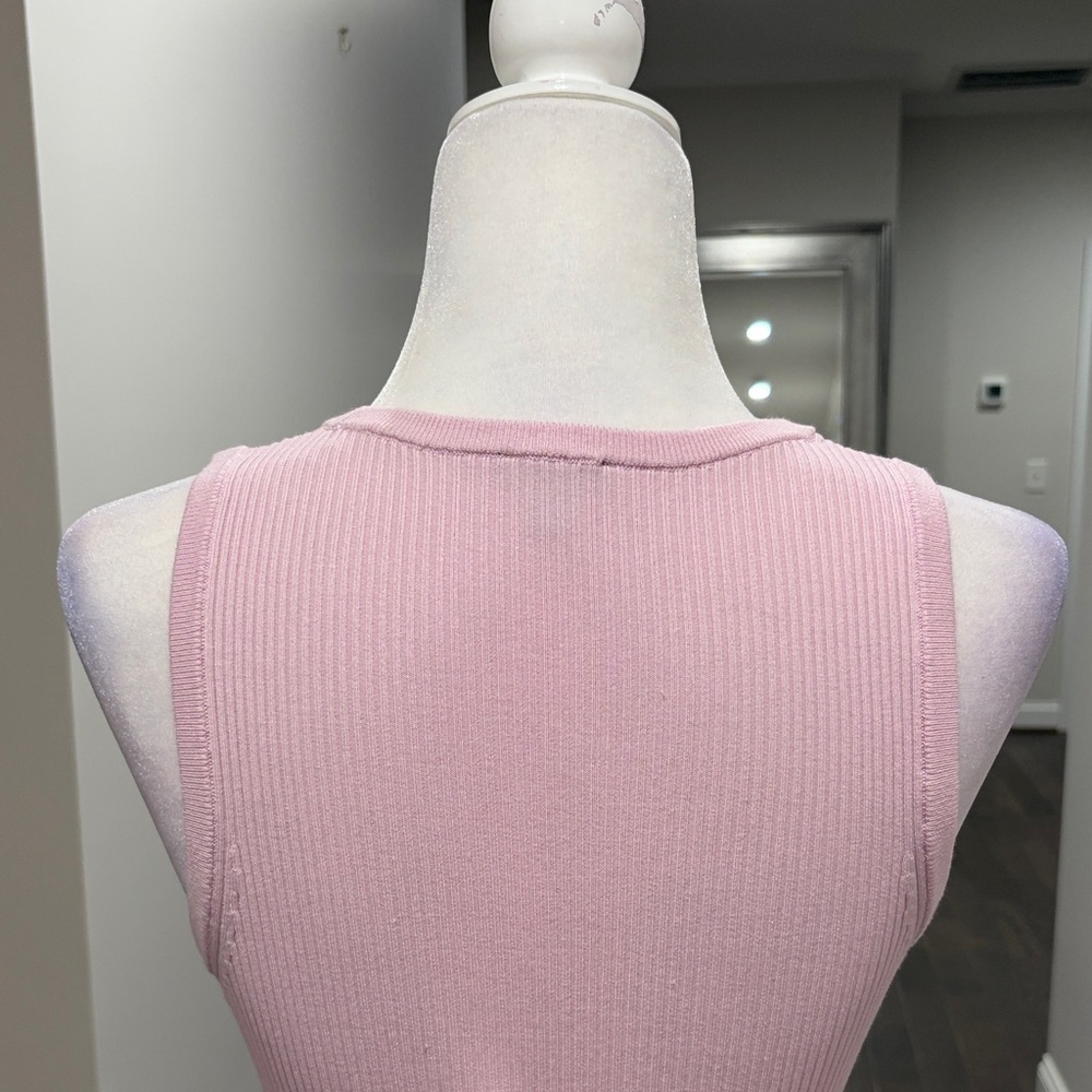Express Body Con Ribbed Tank Dress - Picture 4 of 6
